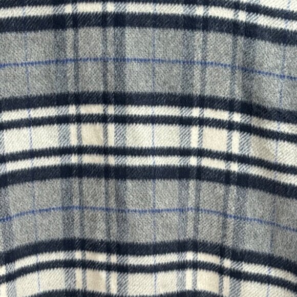 NWT Steve Madden L Plaid Longline Coat With Pockets & Ribbed Cuffs - Picture 6 of 14